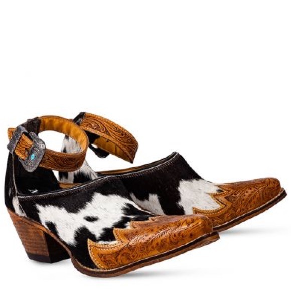 Myra Bag Black and Brown Ankle Boots - Picture 6 of 7